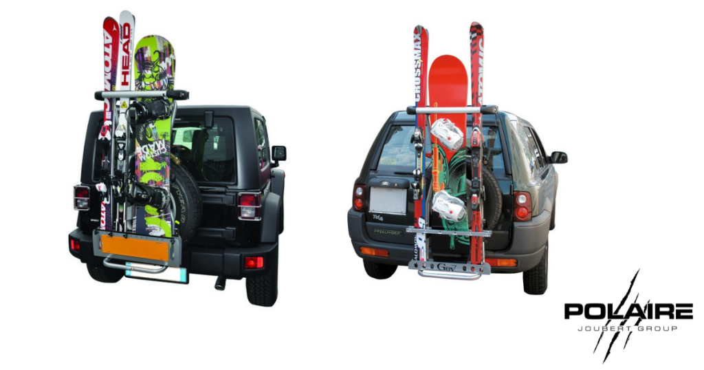 Différents types de porte-skis 4x4 Polaire