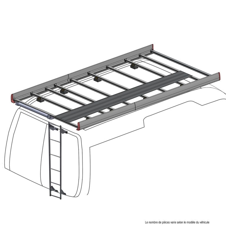 Galerie Polaire EzyRack prémontée 013 + CP + Echelle percée