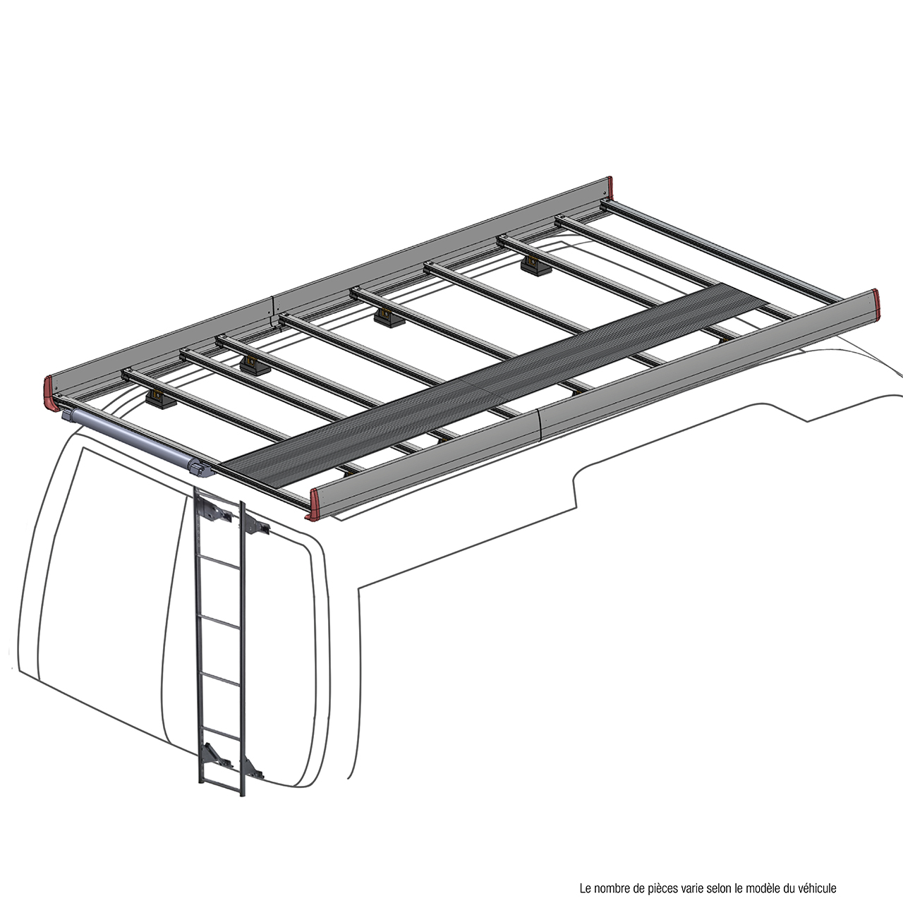 Galerie Polaire EzyRack prémontée 005 + CP + Echelle pincée