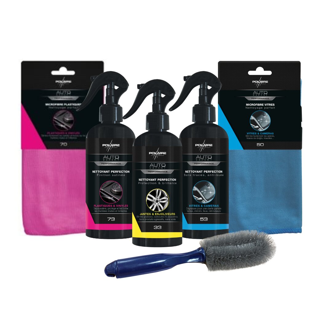 Pack FIRST produits d’entretien voiture – Polaire Auto Expert