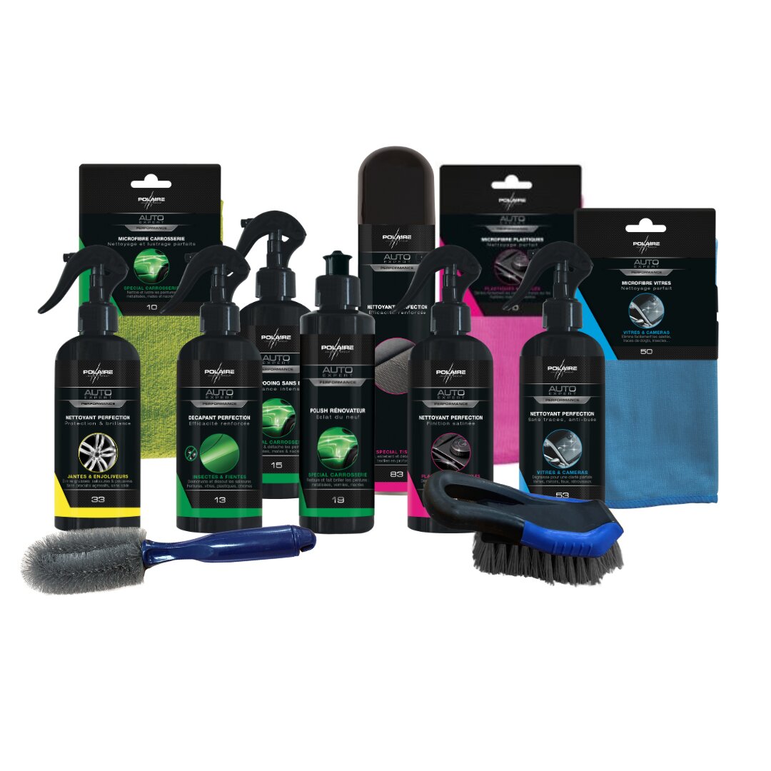Pack INSPIRATION produits d’entretien voiture – Polaire Auto Expert