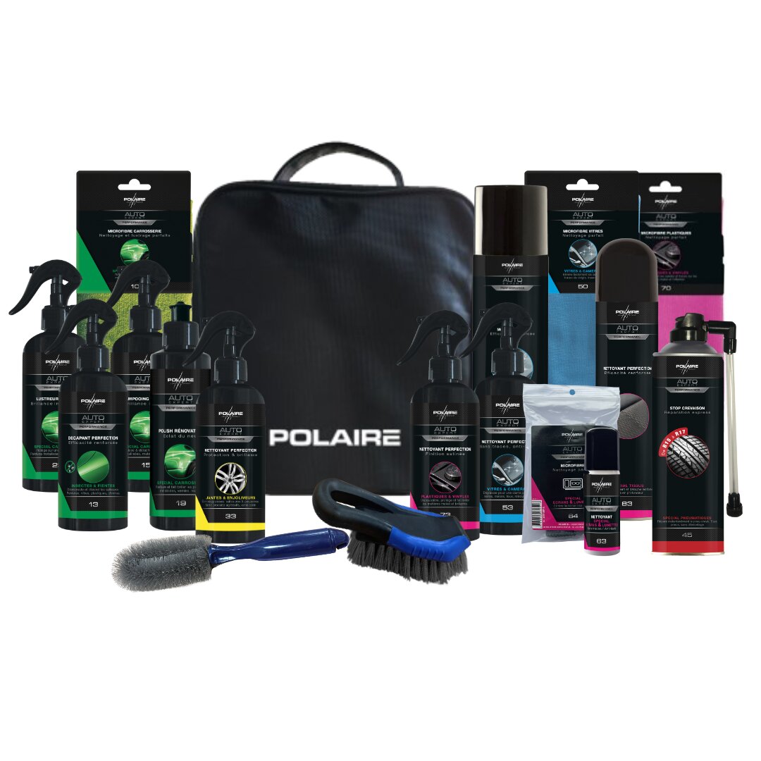 Pack PREMIUM produits d’entretien voiture – Polaire Auto Expert