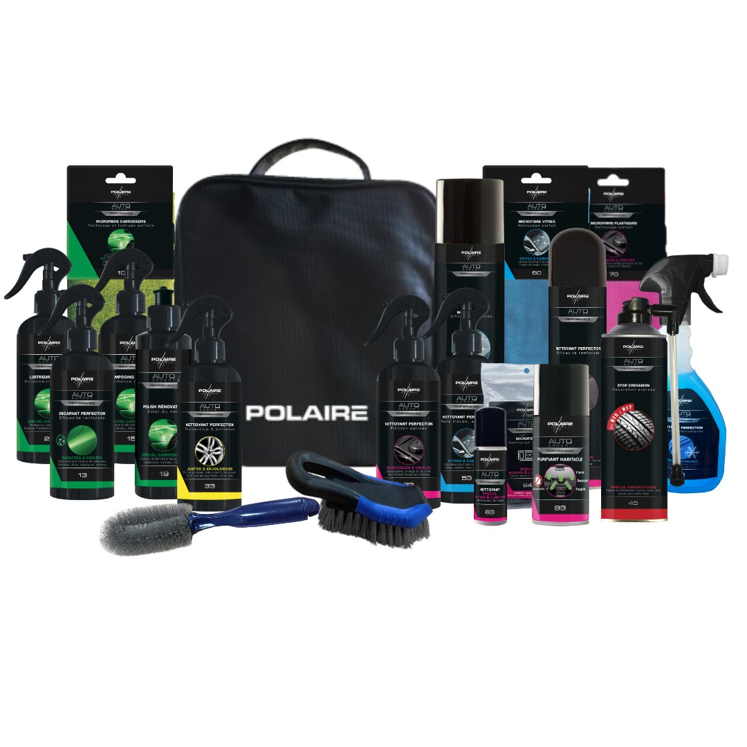 Pack SELECT produits d’entretien voiture – Polaire Auto Expert